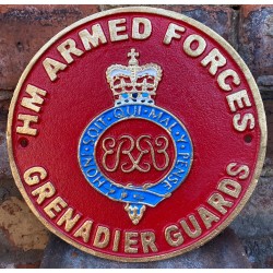 Cast Iron Wall sign - Grenadier Guards