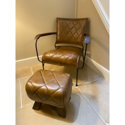 Quilted Leather Chair