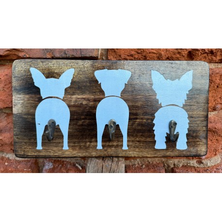 Wood Wall Sign / Coat or Dog Walk Lead Hooks