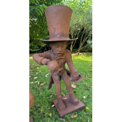 Large Cast Iron Mad Hatter
