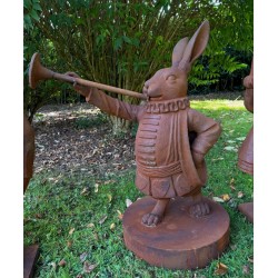 Large Cast Iron The White Rabbit