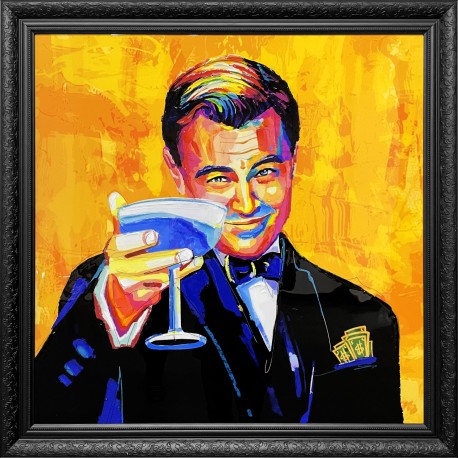 'The Great Gatsby' - Framed Artwork - 100cm x 100cm