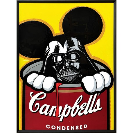 'Pop Art Vader' - Framed Artwork - 60cm x 80cm