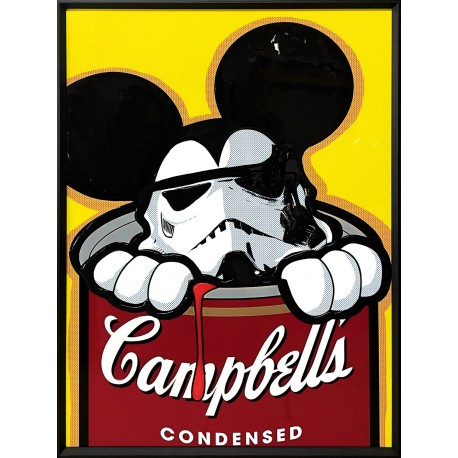 'Pop Art Trooper' - Framed Artwork - 60cm x 80cm