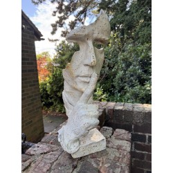 'Silence' - Abstract Contemporary Sculpture - Cast Iron Outdoor Garden - 60cm
