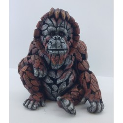 Large Orangutan Figure - Resin Edge Modern Style Sculpture